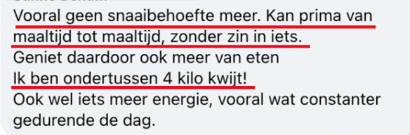 suikervrij eten ervaringen