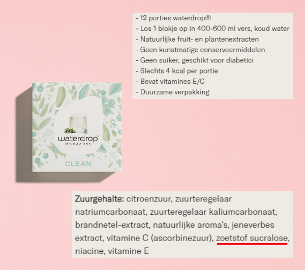 is waterdrop gezond?