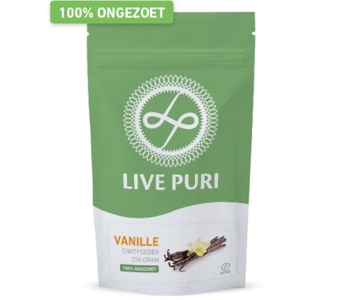 Live Puri vanille eiwitpoeder ongezoet 250gr